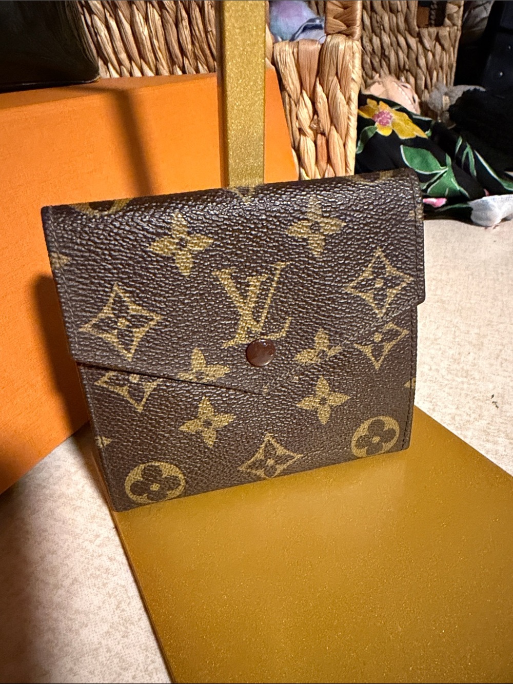 Louis Vuitton Brown Monogram Envelope Wallet